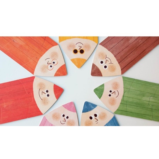 Puzzle Londji Iubim culorile 