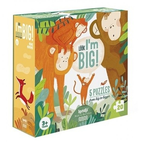 Set 5 puzzle Londji Mama si puiul