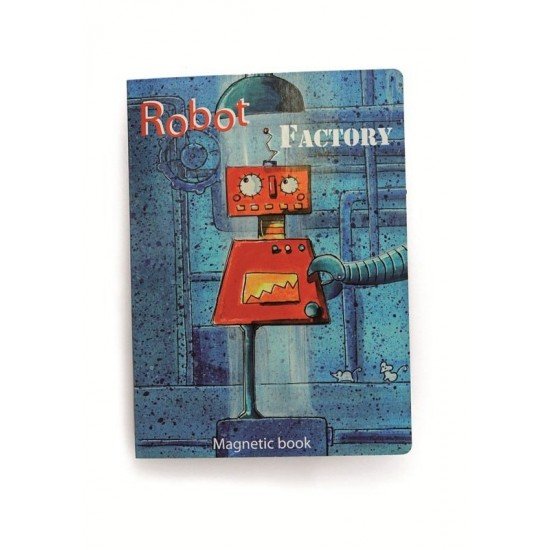 Puzzle magnetic cu roboti
