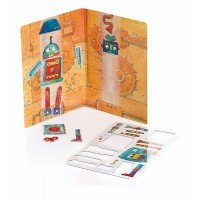 Puzzle magnetic cu roboti