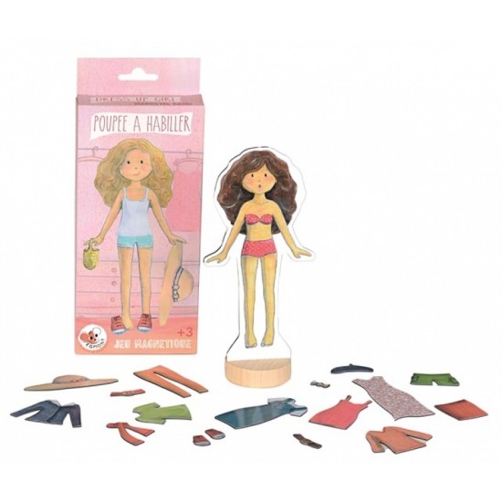 Set magnetic Egmont Toys - Fetite si rochii