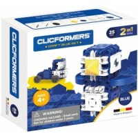 Set de construit Clicformers Craft albastru 25 de piese