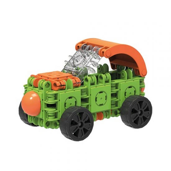 Set de construit Clicformers - Craft verde 25 de piese