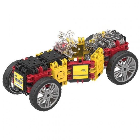 Set de construit Clicformers - Masini de viteza 34 piese
