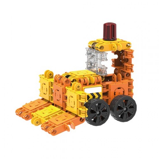 Set de construit Clicformers - Mini set cu vehicule de santier