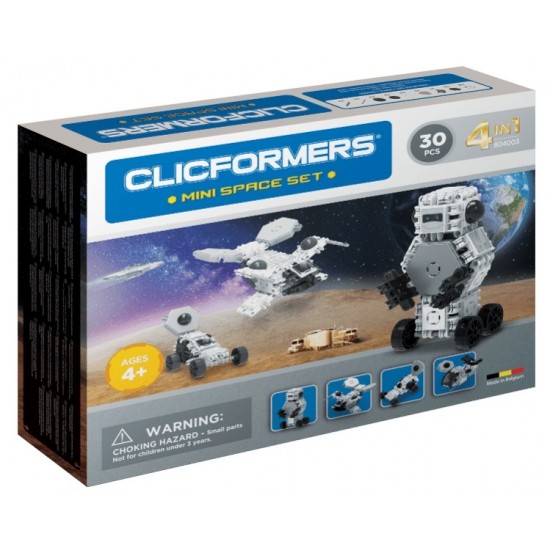 Set de construit Clicformers Mini Spatiu 30 piese