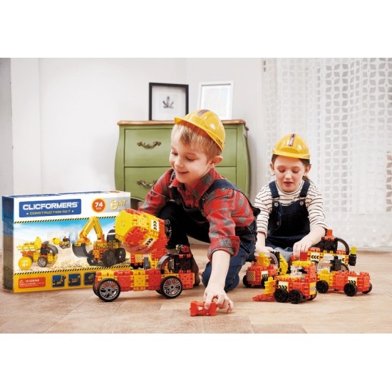 Set de construit Clicformer Santier 74 piese