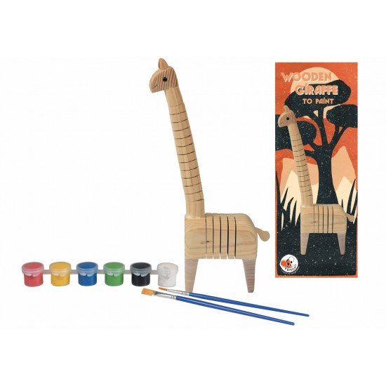Set de pictat girafa din lemn Egmont Toys