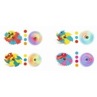 Set creativ Djeco Dragoni ametitori