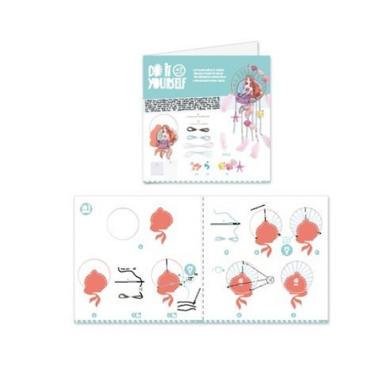 Set creativ Djeco - Dreamcatcher sirena