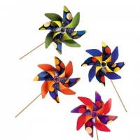 Set creativ Djeco -  Moristi de vant cu buline colorate