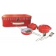 Set de joaca oale metalice rosii in valiza Egmont