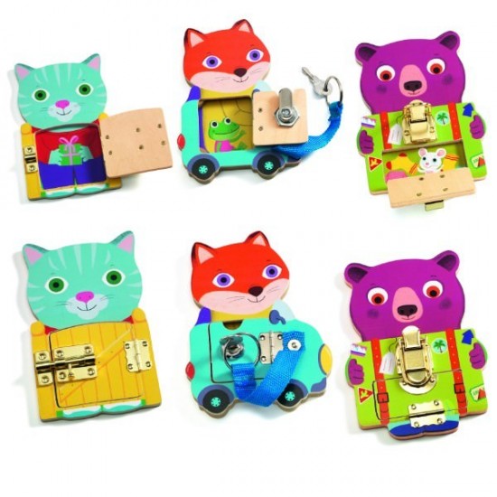 Set educativ Djeco - Sisteme de inchidere Incuietori