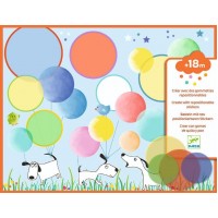 Stickere repozitionabile cercuri magice Djeco