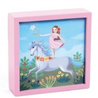 Tablou luminos Djeco - Unicornul feeric