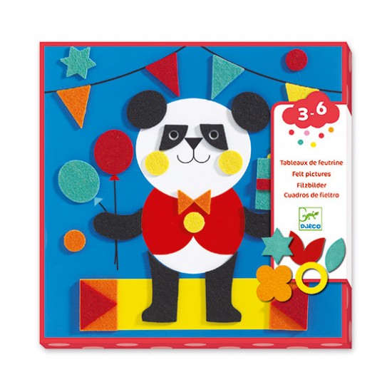 Tablouri cu fetru Animale Djeco 