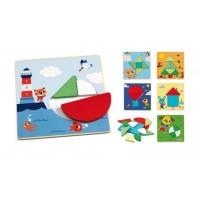 Joc educativ Tangramini Djeco