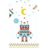 Umbrela colorata Djeco Roboti