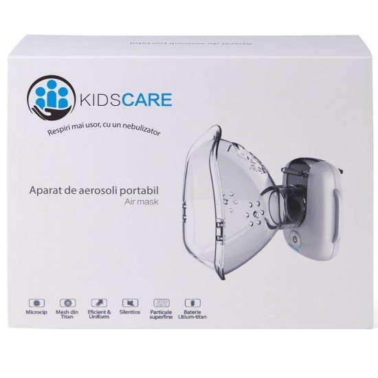 Aparat de aerosoli portabil si silentios KidsCare Air Mask