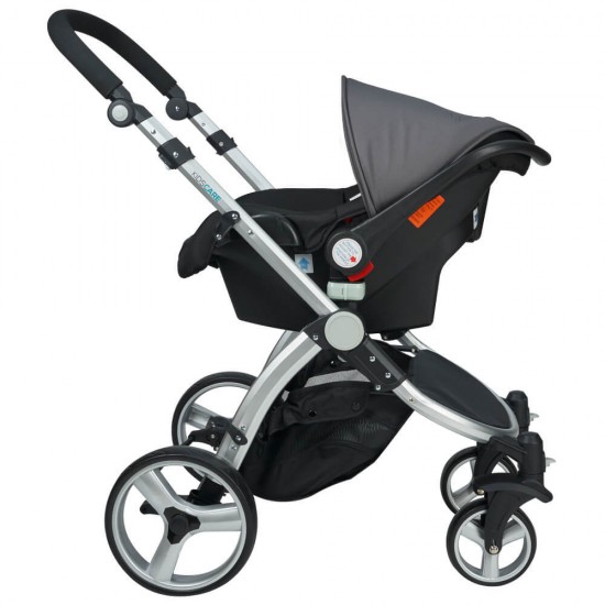 Carucior 3 in 1 Veneto gri Kidscare