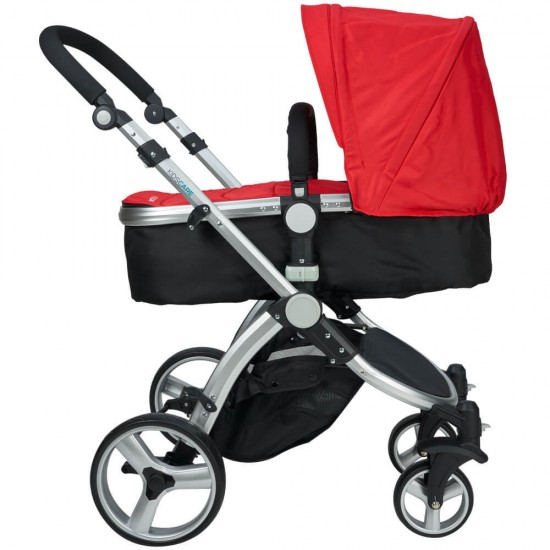 Carucior 3 in 1 Veneto rosu Kidscare