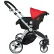 Carucior 3 in 1 Veneto rosu Kidscare