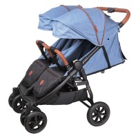 Carucior gemeni Enzo Twin jeans Coletto