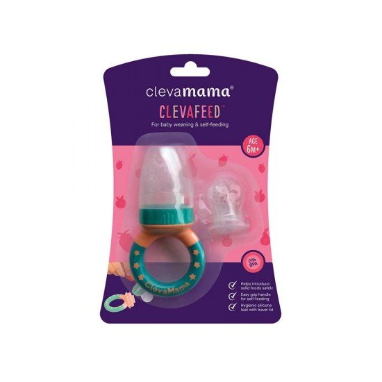 Dispozitiv de hranire din silicon Clevamama Verde