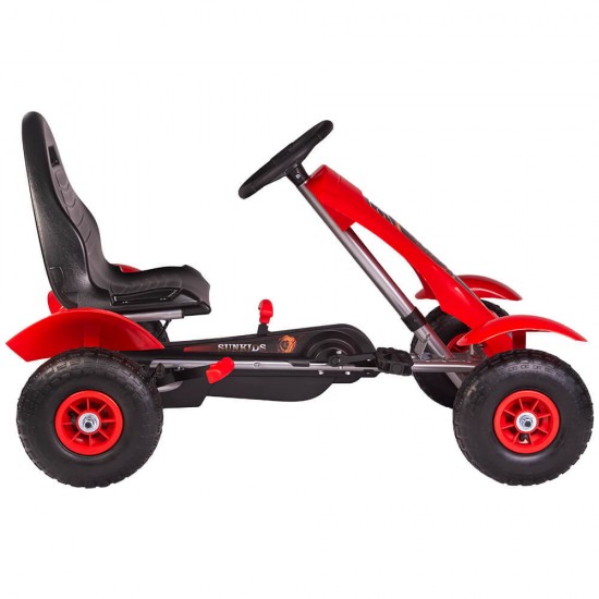 Kart cu pedale F618 Air rosu Kidscare