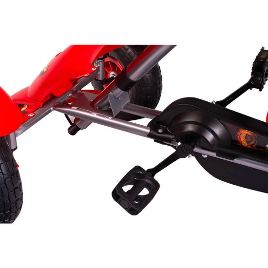 Kart cu pedale F618 Air rosu Kidscare