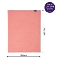 Paturica din bumbac 120 x 140 cm Coral Clevamama 3454