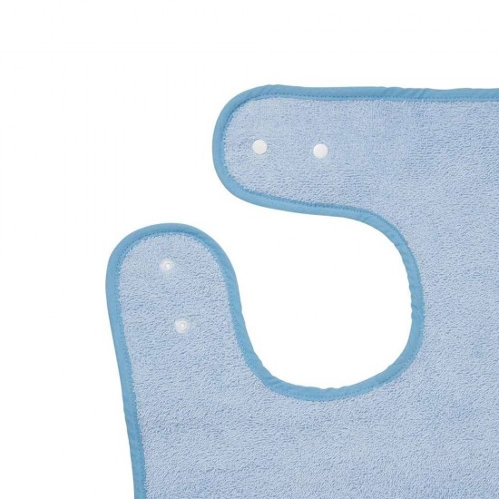 Prosop de baie pentru bebelus si mama Bamboo Puppy blue Clevamama