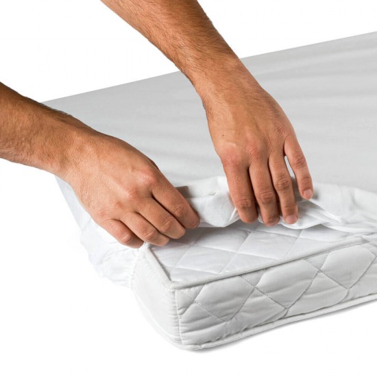 Protectie impermeabila din bumbac pentru saltea 120x60 cm KidsCare