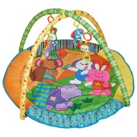 Salteluta de joaca rotunda animalutele vesele Kidscare