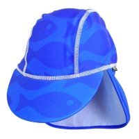 Sapca Fish blue 2-4 ani protectie UV Swimpy