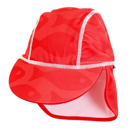 Sapca Fish red 0-1 ani protectie UV Swimpy