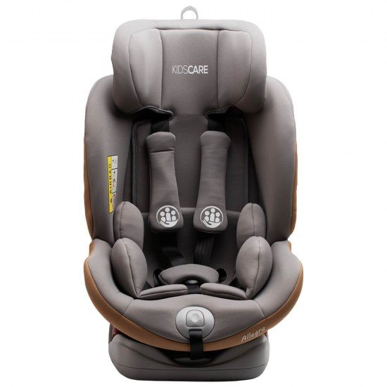 Scaun auto Allegra rotativ cu Isofix 0-36kg gri KidsCare