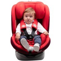 Scaun auto Allegra rotativ cu Isofix 0-36kg rosu KidsCare