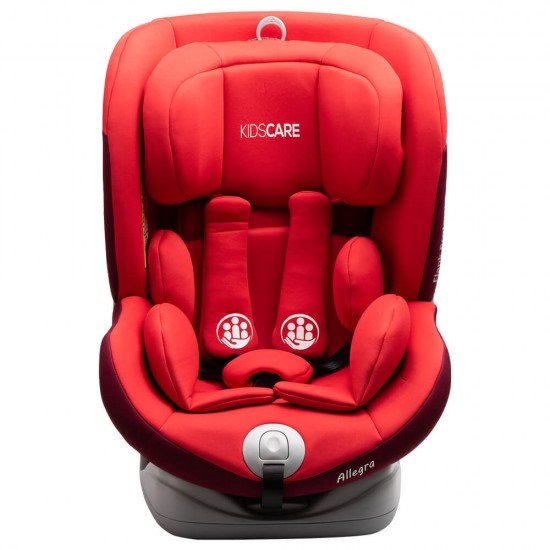 Scaun auto Allegra rotativ cu Isofix 0-36kg rosu KidsCare