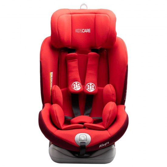 Scaun auto Allegra rotativ cu Isofix 0-36kg rosu KidsCare
