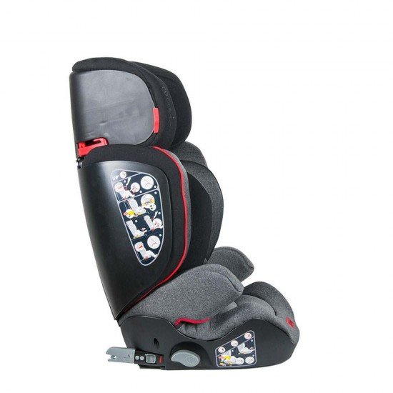 Scaun auto Ferrara cu Isofix Negru Coletto - grupa 15-36 kg