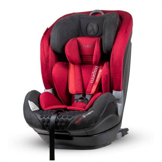 Scaun auto Impero cu Isofix si Top Tether 9-36 Kg Red Coletto