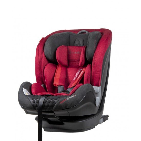 Scaun auto Impero cu Isofix si Top Tether 9-36 Kg Red Coletto