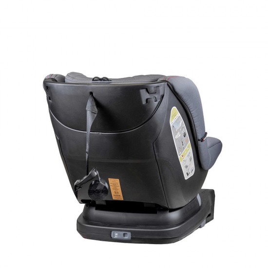 Scaun auto Millo rotativ 360 grade cu Isofix 0-18 kg Gri Coletto