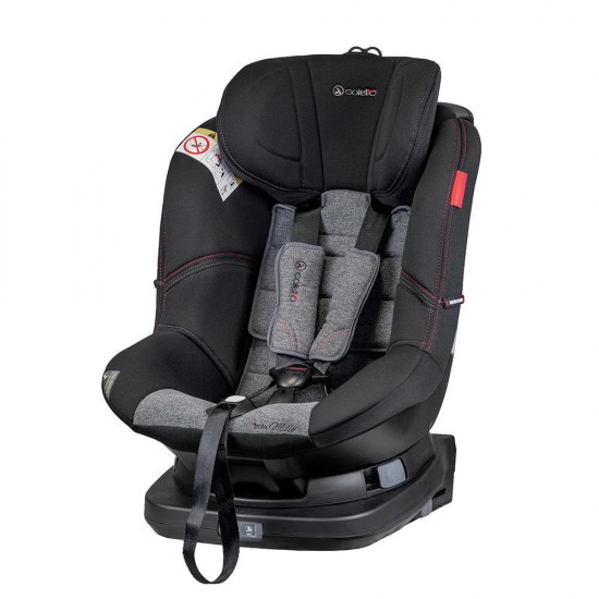 Scaun auto Millo rotativ 360 grade cu Isofix 0-18 kg Negru Coletto