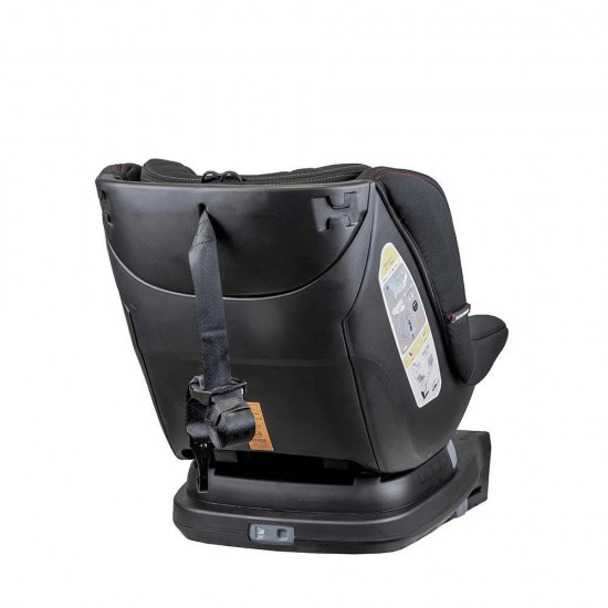 Scaun auto Millo rotativ 360 grade cu Isofix 0-18 kg Rosu Coletto