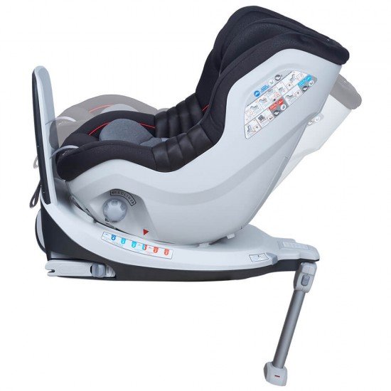 Scaun auto Rear Facing rotativ Tiago 0-18 kg negru KidsCare