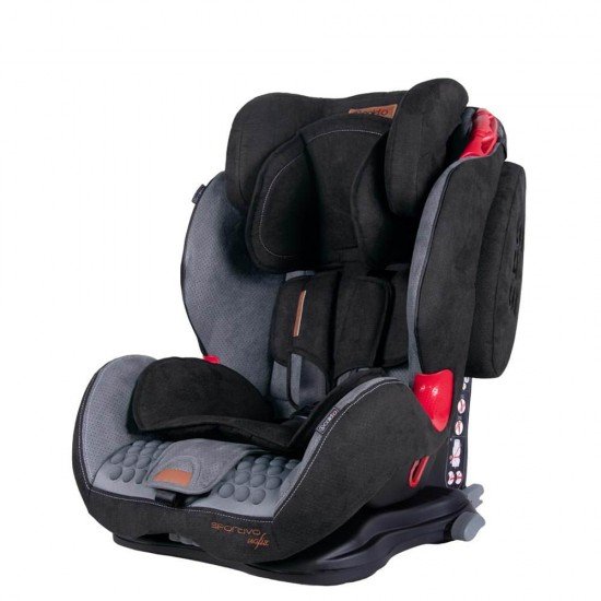 Scaun auto Sportivo cu Isofix Grey Black 9-36 Kg Coletto