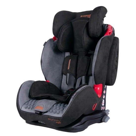 Scaun auto Sportivo cu Isofix Grey Black 9-36 Kg Coletto
