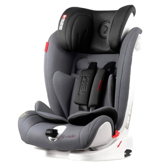 Scaun auto Tessa cu Isofix Gri Coletto - grupa 9-36 kg